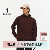 男士 新款 比音勒芬高尔夫2025秋季 运动休闲户外连帽卫衣 格型T