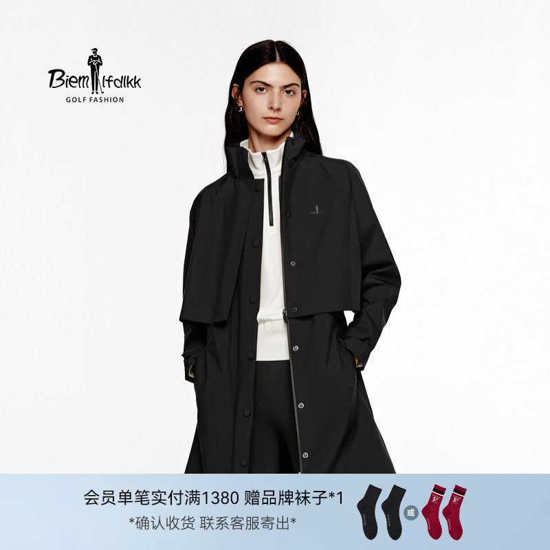 【功能防风面料】比音勒芬高尔夫秋女三合一套装时尚休闲风衣外套