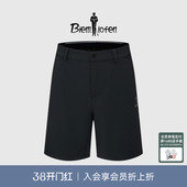 五分裤 比音勒芬高尔夫春夏男士 直筒运动休闲短裤 凉感功能面料