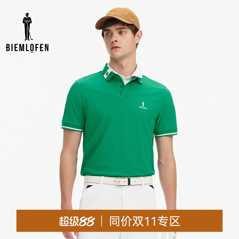 比音勒芬高尔夫25夏新款男POLO衫
