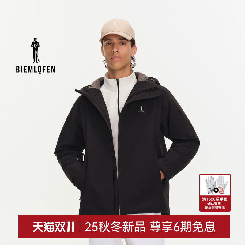 【PRIMALOFT/P棉】比音勒芬高尔夫2025秋新男防风防泼水户外棉服