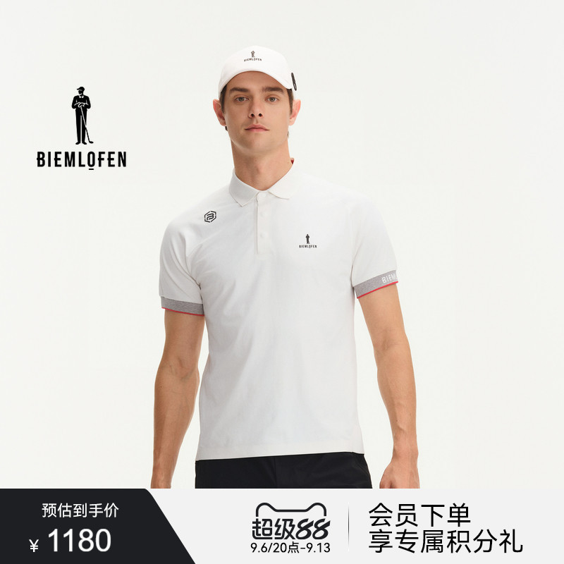 【吸湿速干面料】比音勒芬高尔夫2026春新男运动短袖polo衫针织衫