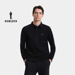 轻量柔软 新款 比音勒芬2025秋季 POLO衫 男士 亲肤弹力翻领长袖