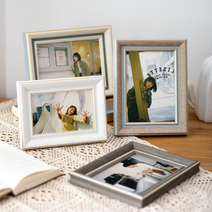 相片打印加相框洗照片做成相册定制6寸7寸8寸5摆台画框挂墙高级感