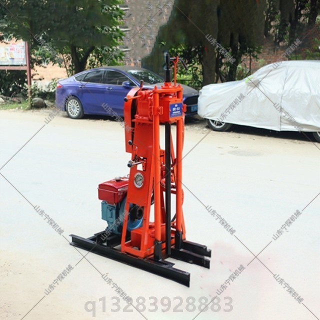 小型50米岩芯取样钻机 地质勘探钻机水钻全套