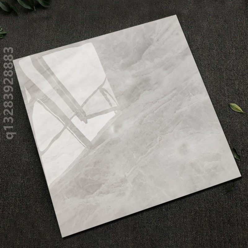 佛山地板砖瓷砖800x800客厅全抛釉地砖通体大理石防滑灰色地砖60