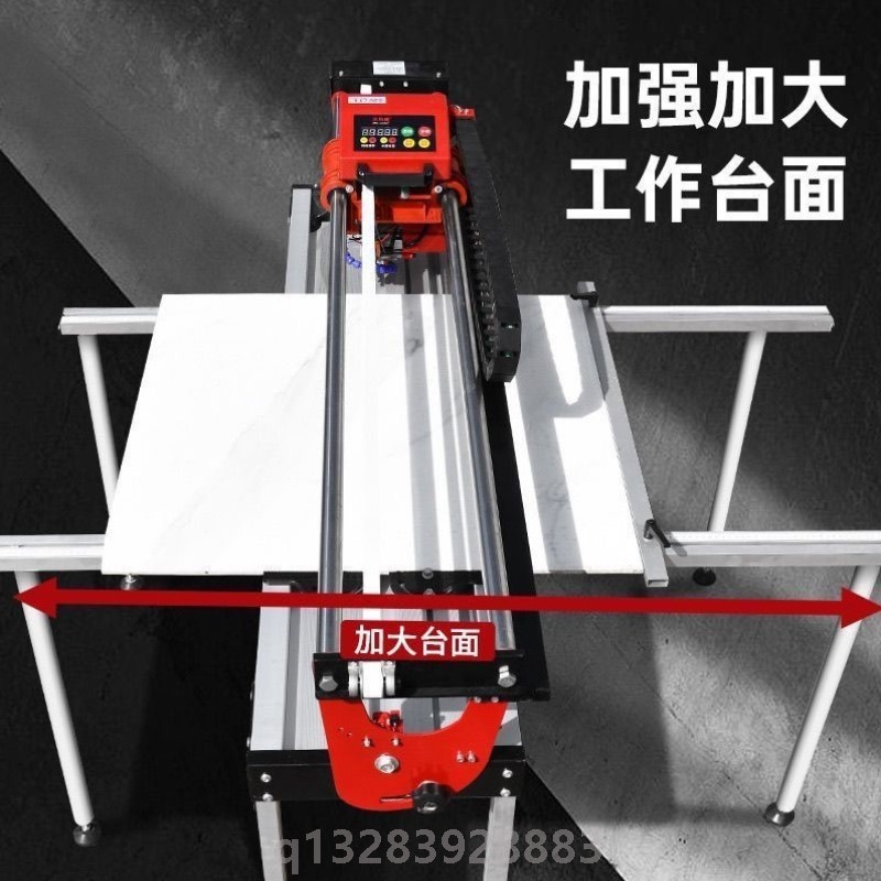 多功能全自动台式瓷砖切割机岩板地砖水刀微晶石一体45度倒角机