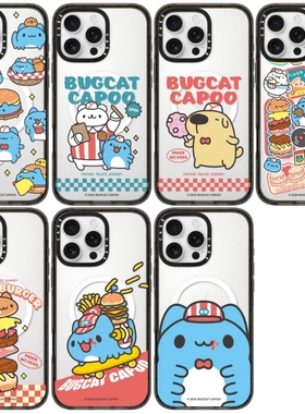 Bugcat Capoo猫猫虫咖波适用于苹果16Promax手机壳15p亚克力防摔手机壳14网红可爱13卡通12保护套