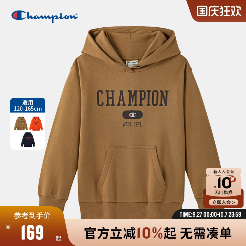 Champion冠军加绒连帽卫衣