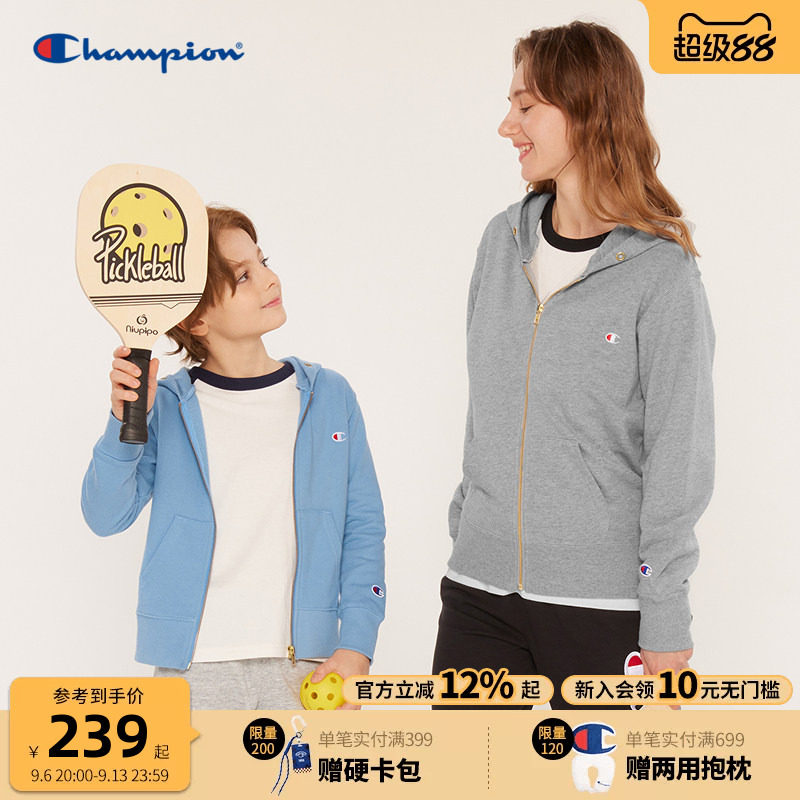 champion冠军儿童针织卫衣外套图片