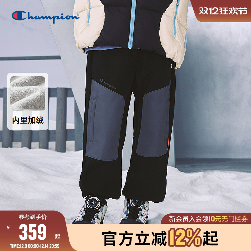 Champion冠军加绒工装长裤卫裤