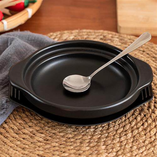 饭店专用特浅砂锅干烧商用黄焖鸡米饭馋嘴鱼小沙锅明火耐高温陶瓷