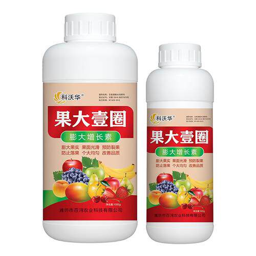 膨果大一圈柑橘果树瓜果防裂果提糖膨大果实着色促红专用叶面肥料