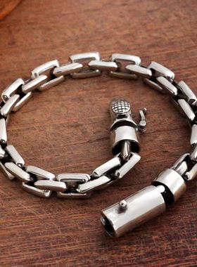 新款个性插销手链潮男环扣环简约