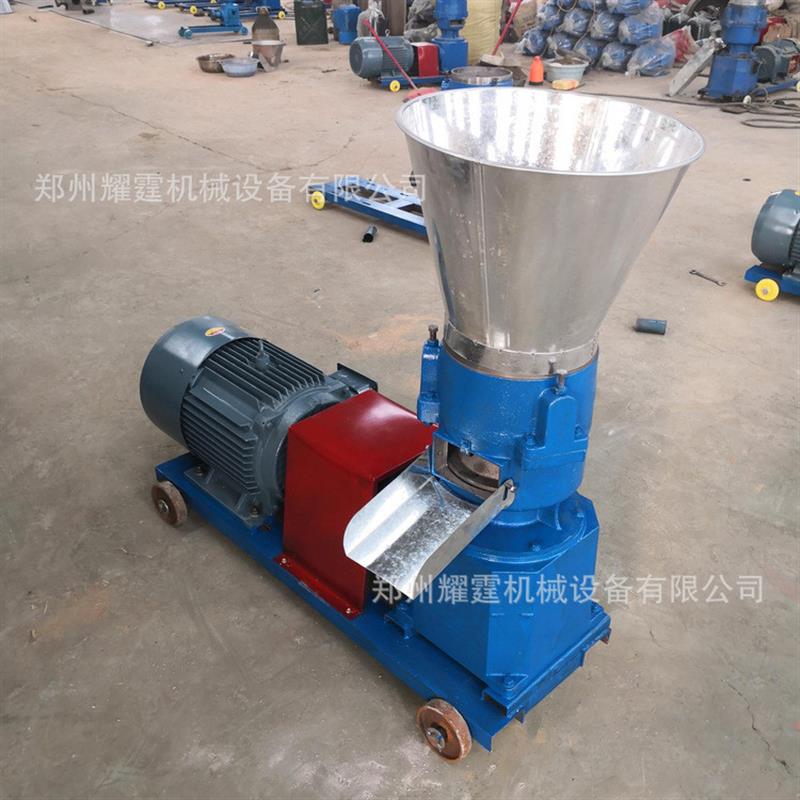 牛羊颗粒饲料机 平模颗粒饲料机 畜牧养殖饲料机