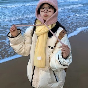 羽绒棉衣棉服女2025年新款日系学生设计感小众棉袄小个子韩系外套