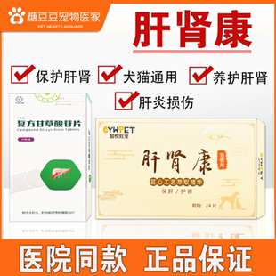 肝肾康宠物犬猫咪通用保肝护肾缓解肝腹水肝硬化肾功能衰竭口服药