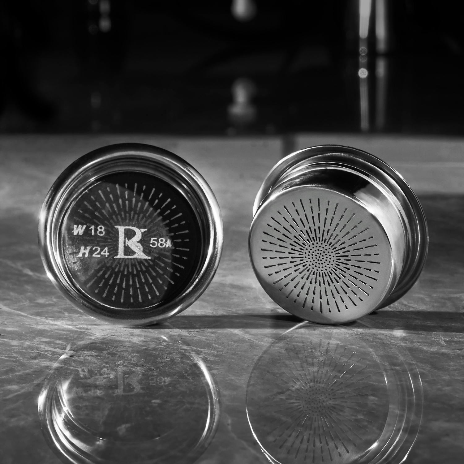 意式咖啡机手柄双层萃取柏林之森58mm精密粉碗18g/24g通用配件