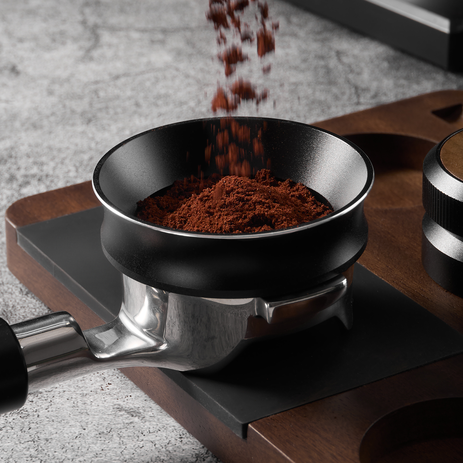 意式咖啡机磁吸接粉环51-58mm