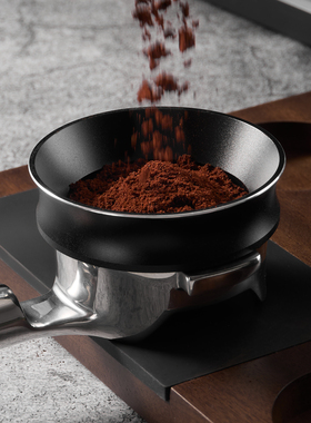 意式咖啡机粉碗磁吸接粉环 51-58mm通用防飞环接粉器粉圈内卡外卡