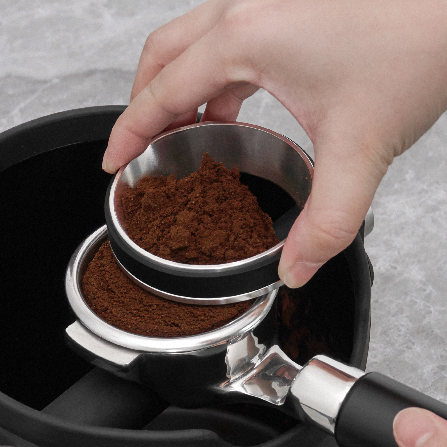 带胶磁吸接粉环布粉器粉圈