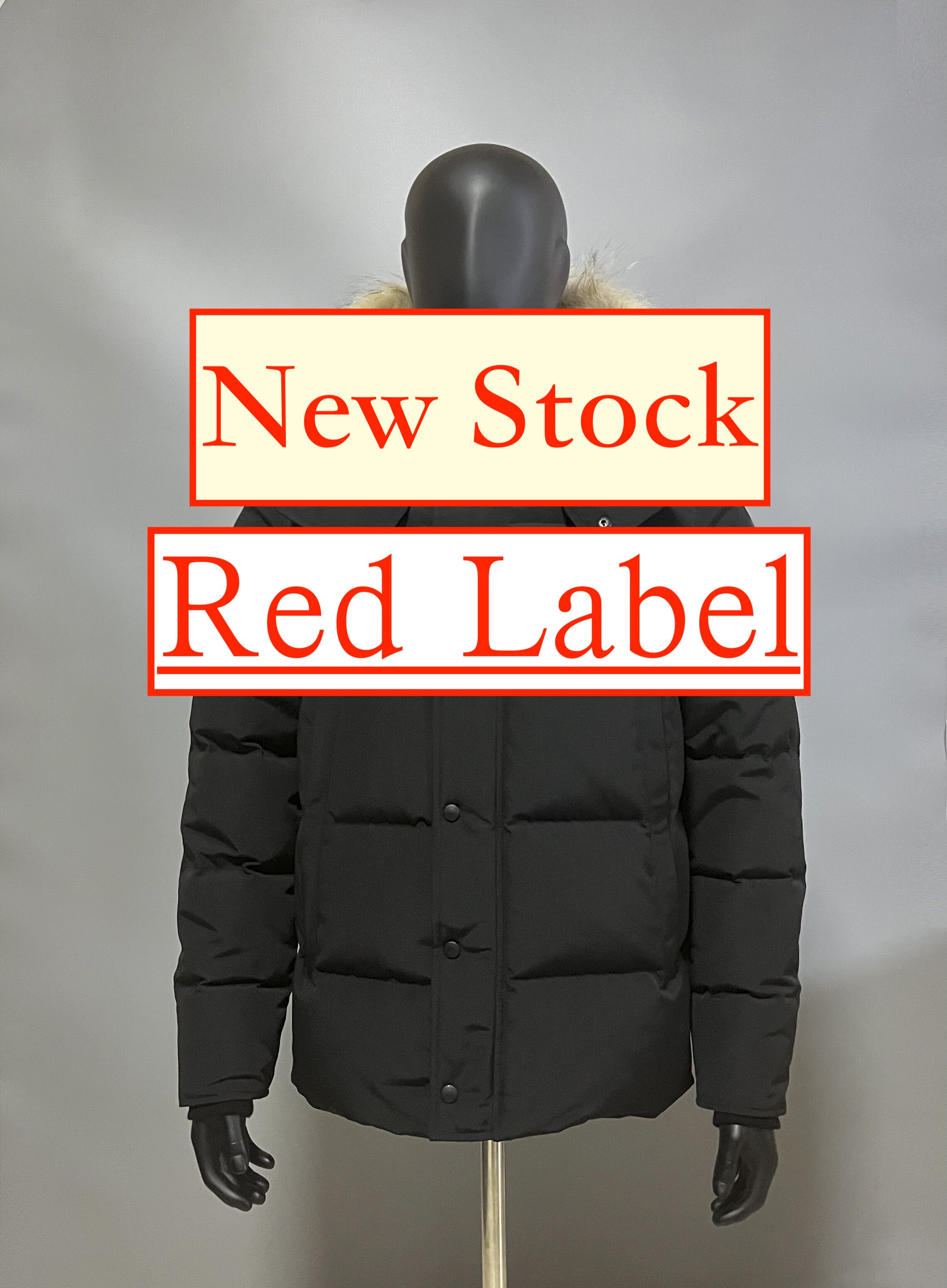thumbnail for Red Label New Stock better fur collar style
