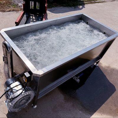 解冻清洗一体机小龙虾清洗机果蔬清洗机商用解冻机气泡清洗机振动