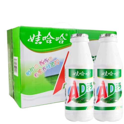 Wahaha Adal Milk Wow, ха -ха, йогурт завтрак, молоко, напиток, кальций, молоко, 220 г*20 бутылок объема -d