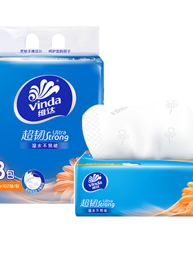 维达超韧抽纸102抽*3包/提