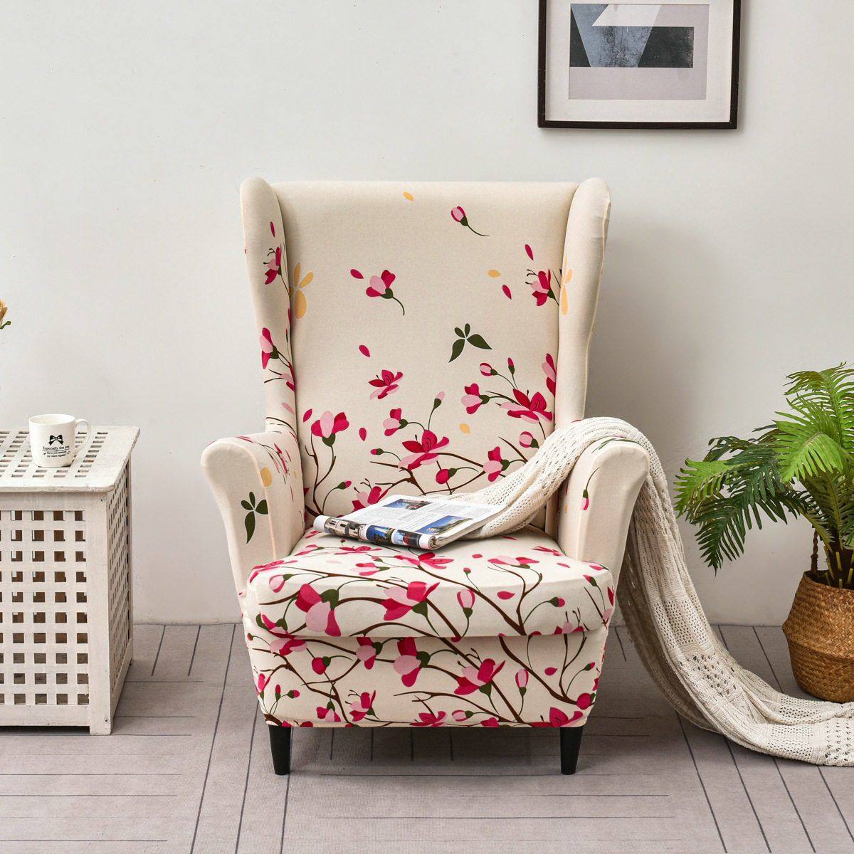 新款弹力老虎凳套椅子套沙发套全包人翼背沙发罩美式斯佳蒙坐垫,居家布艺,沙发垫,淘宝优惠券,粉丝福利购,淘宝优惠卷