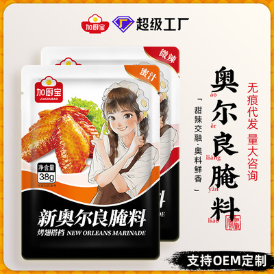 闪电加厨宝奥尔良烤翅腌料kfc风味腌制烤肉烤鸡翅粉烧烤调料爆款