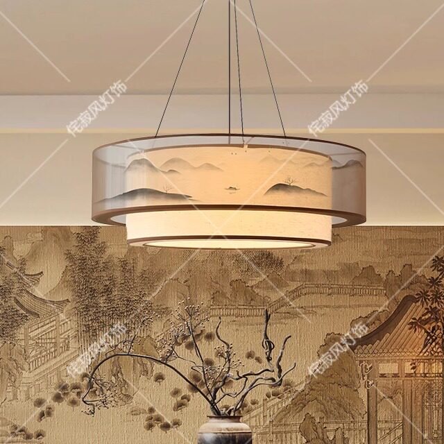 宋代美学包厢吊灯新中式餐厅包房火锅店中古酒店饭店吧台大厅灯具