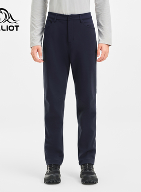 【风盾C25】伯希和软壳裤秋冬男新款户外保暖防风登山高弹运动裤