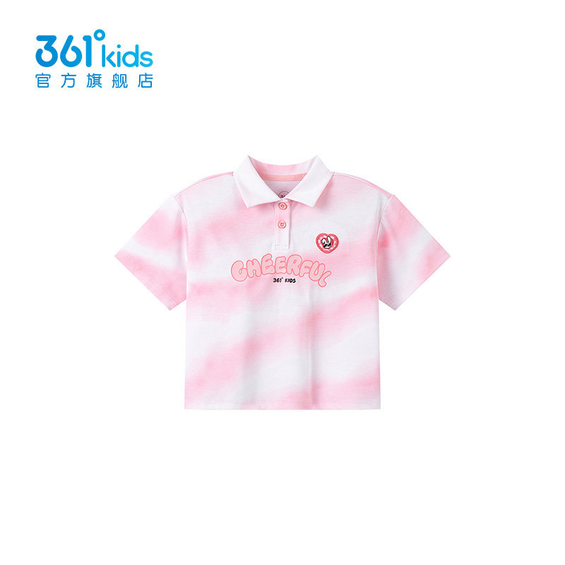 361童装女童短袖POLO衫