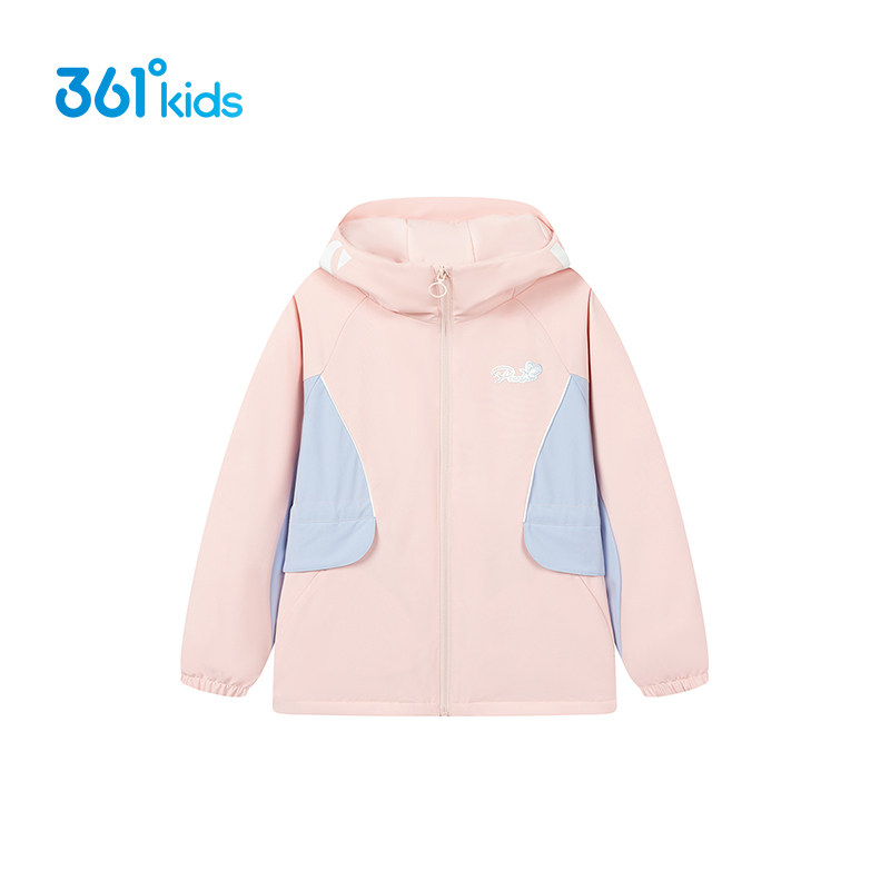 【商场同款】361童装女童加绒外套2026年冬季新款中大童保暖上衣