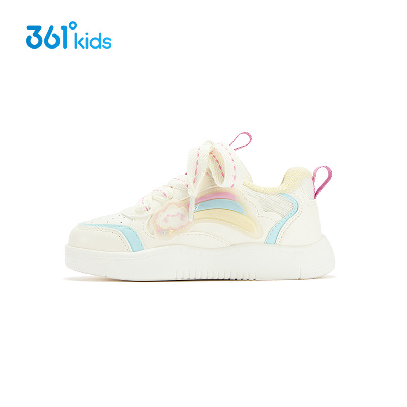 【商场同款】361童鞋女童滑板鞋2026冬季新款小童时尚运动休闲鞋