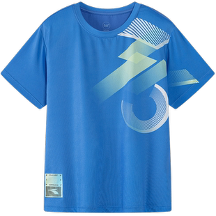 【商场同款】361童装男童短袖针织衫2025夏季中大童新针织衫短袖