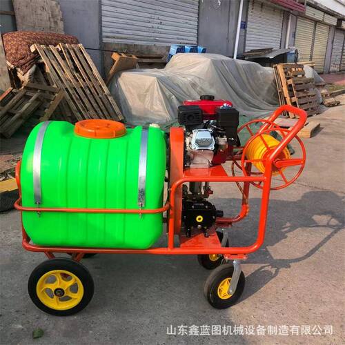 厂家直销400L推车打药机大棚果园全自动喷雾器车辆清洗消毒弥雾机