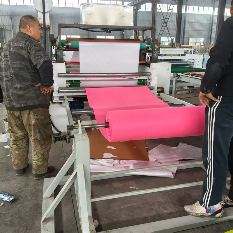 珍珠棉海绵背胶机 EVA泡棉滚胶离型纸膜复合机 压敏不干胶涂胶机