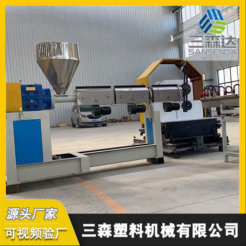 厂家 PVC钢丝软管生产线塑料管材PVC机械设备挤出机钢丝增强