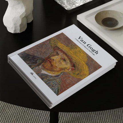 熙思van gogh艺术画册样板间装饰品客厅书房桌面软装创意摆件真书