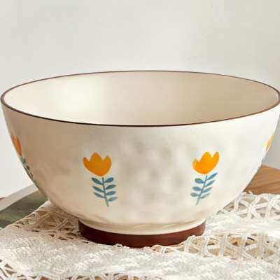 8寸陶瓷大号汤碗家用单个大碗日式汤盆2022新款汤面碗6寸小号汤碗