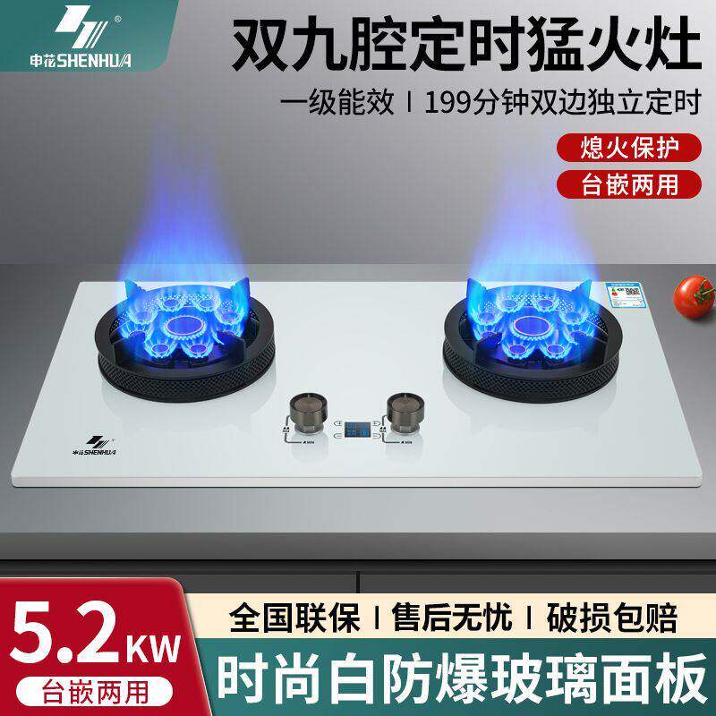 新款申花家用厨房双口瓦