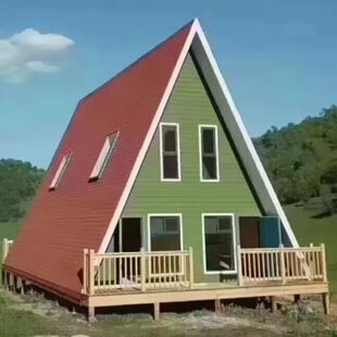 移动木屋民宿户外定制三角网红别墅农家乐庭院售货亭小木屋房子