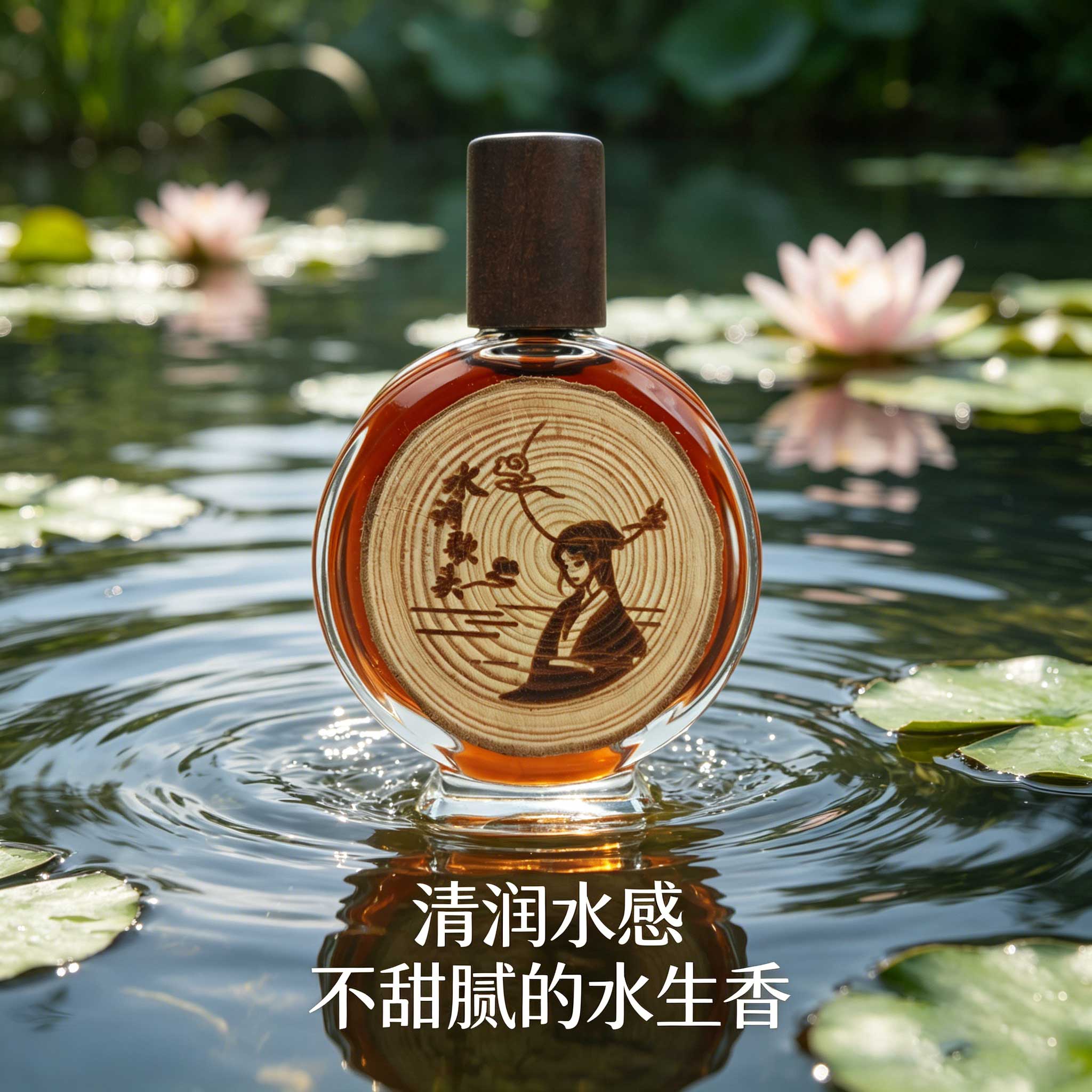 睡莲清韵中性香西瓜酮茉莉雪松