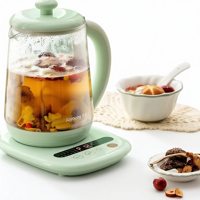 九阳养生壶家用保温壶恒温壶玻璃花茶壶1.5升烧水壶K15D-WY123