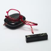 跨境经典 化妆老花镜放大镜可折叠旋转单片眼镜老花镜 老花眼镜时尚