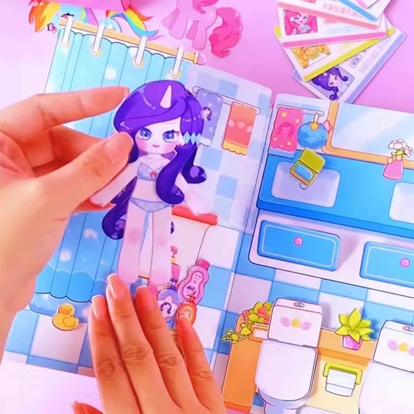 小马宝莉安静书玩具手工diy材料免裁剪新款套装女孩子换装书贴纸8,玩具/童车/益智/积木/模型,手工创意粘贴类,淘宝优惠券,粉丝福利购,淘宝优惠卷