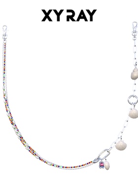 XYRAY 珍珠项链贝壳女款2024新款原创设计天然拼接小众高级腰链