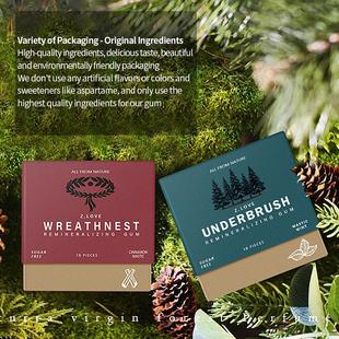 Organic MASTIC MINT miracle remineralizing gum 咀嚼口香糖